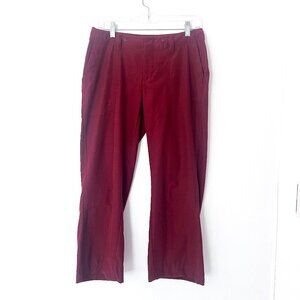 Patagonia Quandary Lightweight travel hiking pants burgundy size 4